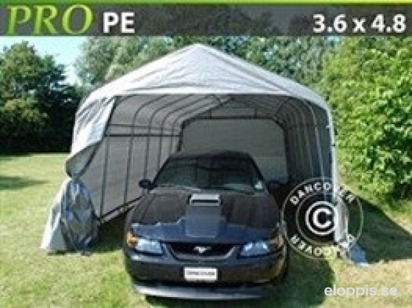 Garagetält PRO 3,6 x 4,8 x 2,7 PE Grå Nu 6900:-