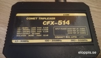 Comet CFX-514 triplexfilter HF/VHF/UHF
